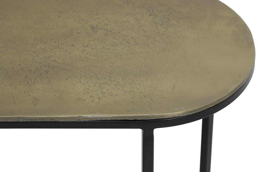 Light &amp; Living - Tables d'appoint 'Bocov' (Lot de 2, Bronze Antique Noir)