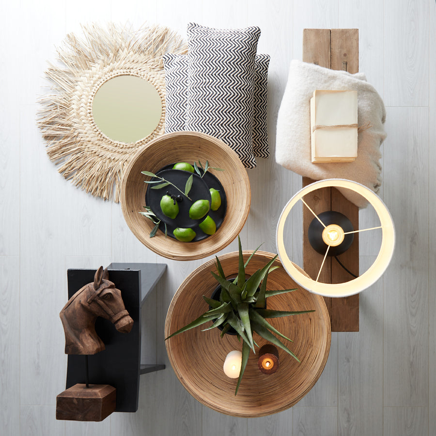 Light &amp; Living - Beistelltische 'Colon' (2er-Set, Rattan Natur)