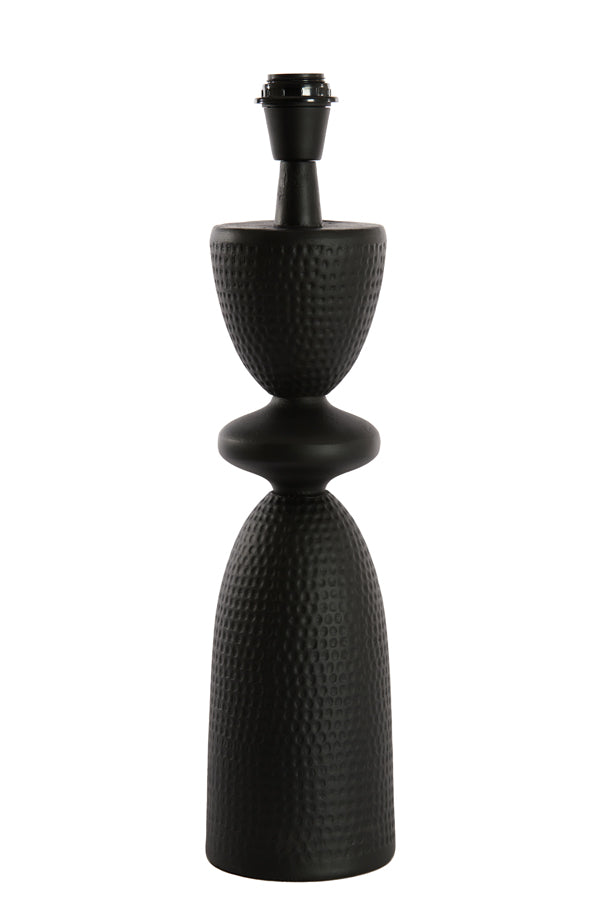 Light &amp; Living - Pied de lampe 'Smith' (54cm de haut, Noir mat)