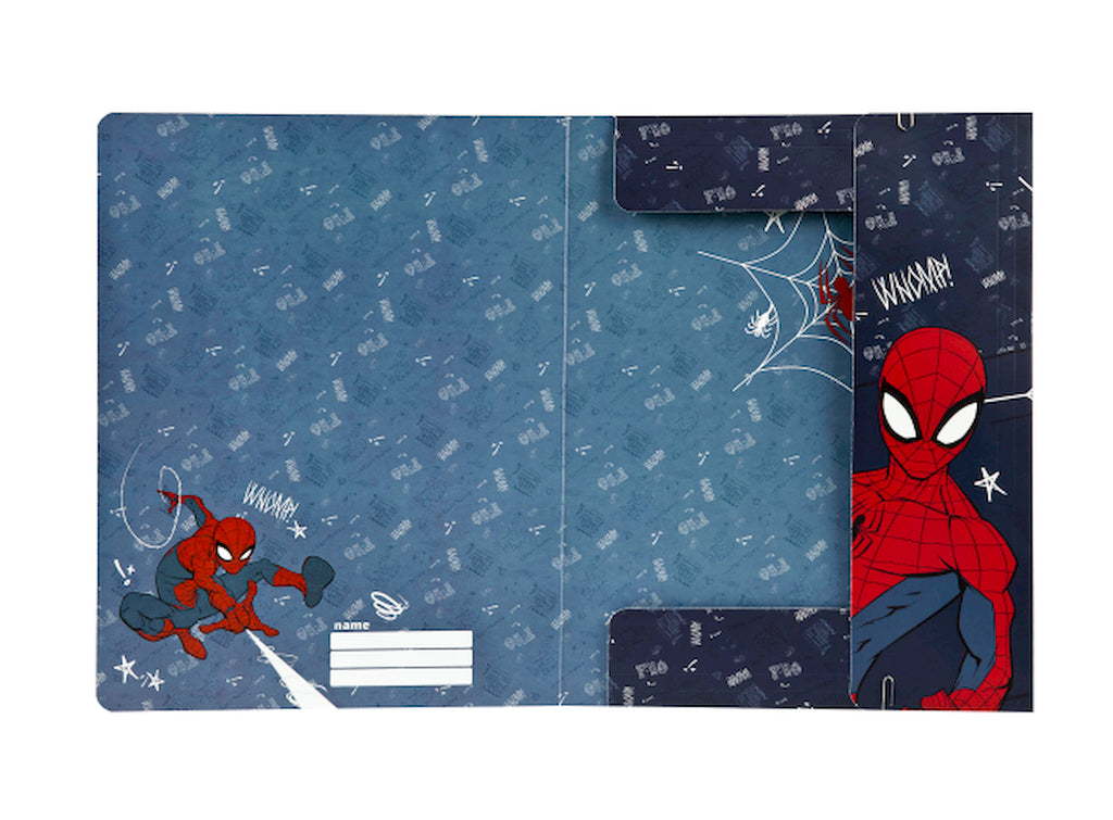 Dossier de rangement Spider-Man A4 avec élastique