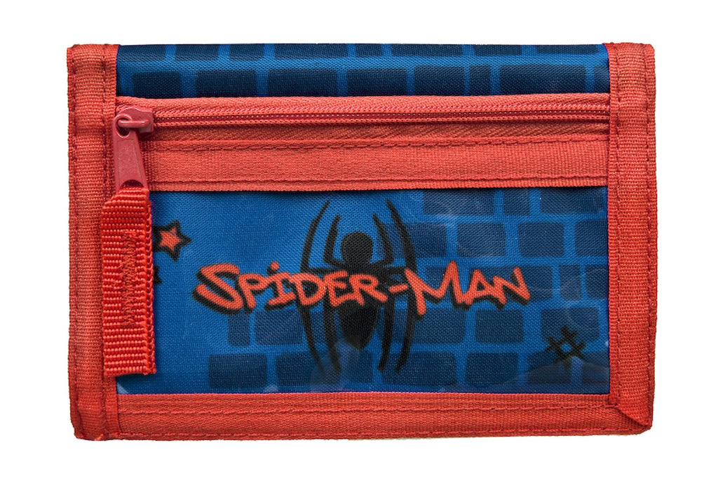 Undercover - Portemonnee met koord en klitteband 'Spider Man'