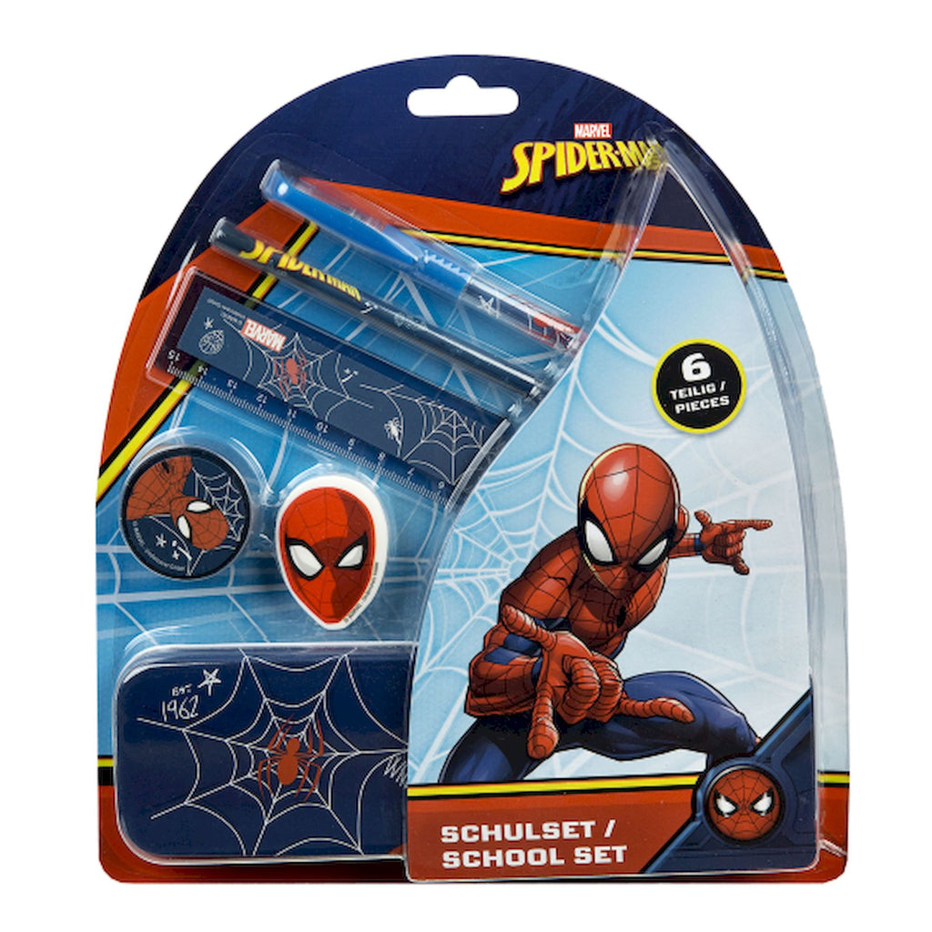 Undercover - Schoolset 'Spider Man' (6 delig)