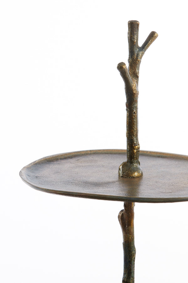 Light &amp; Living - Etagere 'Tresa' (3 Lagen, 45cm hoch, Antikbronze)