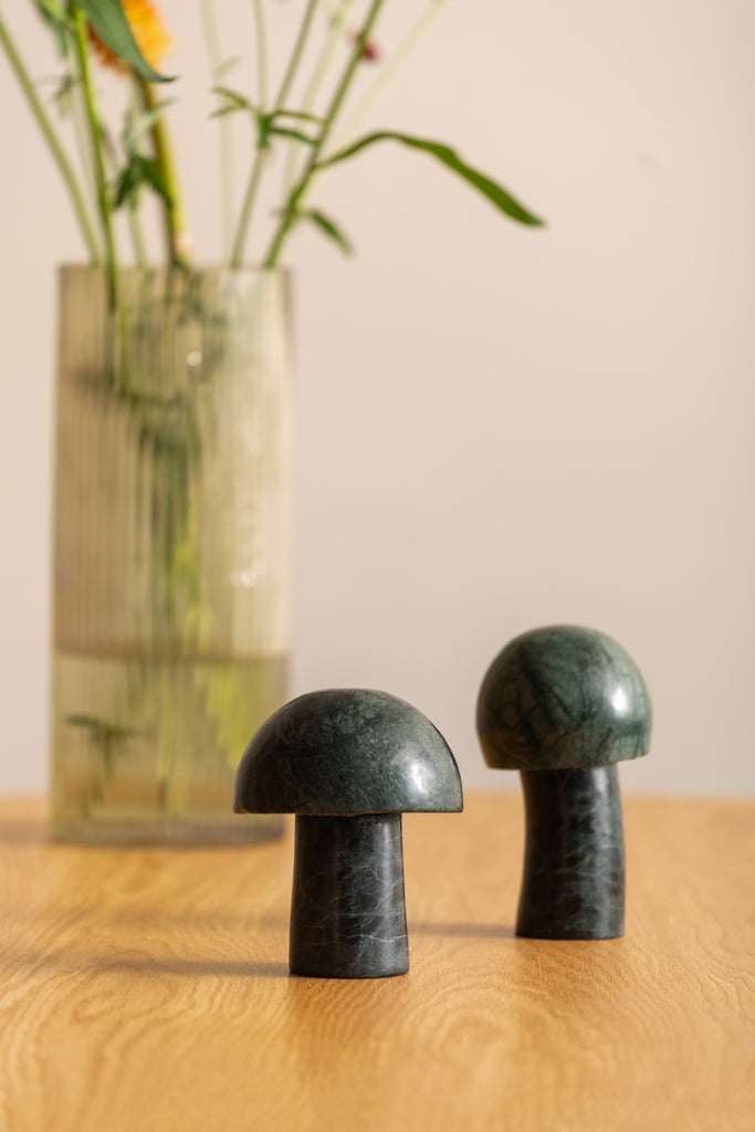 Present Time - Decoratief beeld 'Mushroom' (Maat L, Green)