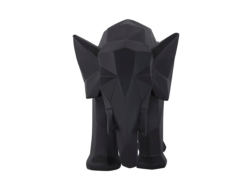Present Time - Decoratief beeld 'Origami Elephant' (Black)