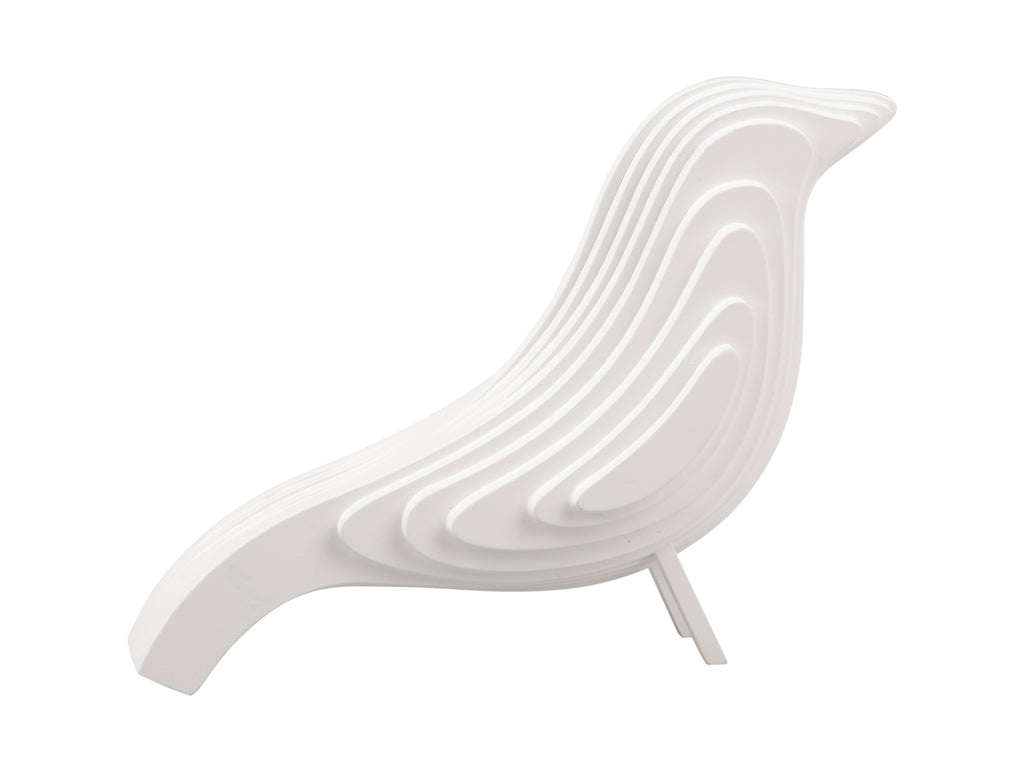 Present Time - Decoratief beeld 'Silhouette Bird' (Maat L, White)