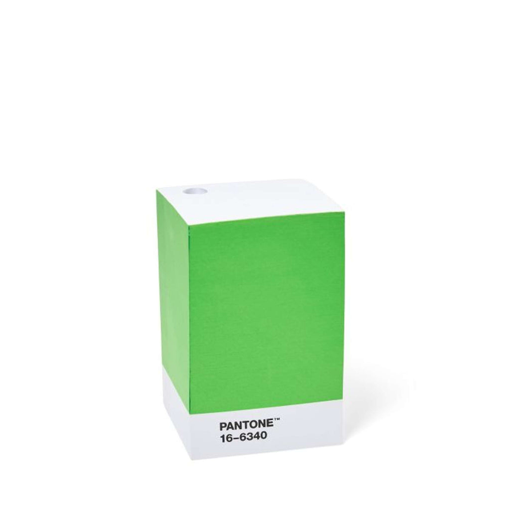 Copenhagen Design - Sticky notitieblok 'Pantone' (11cm, Green 16-6340)