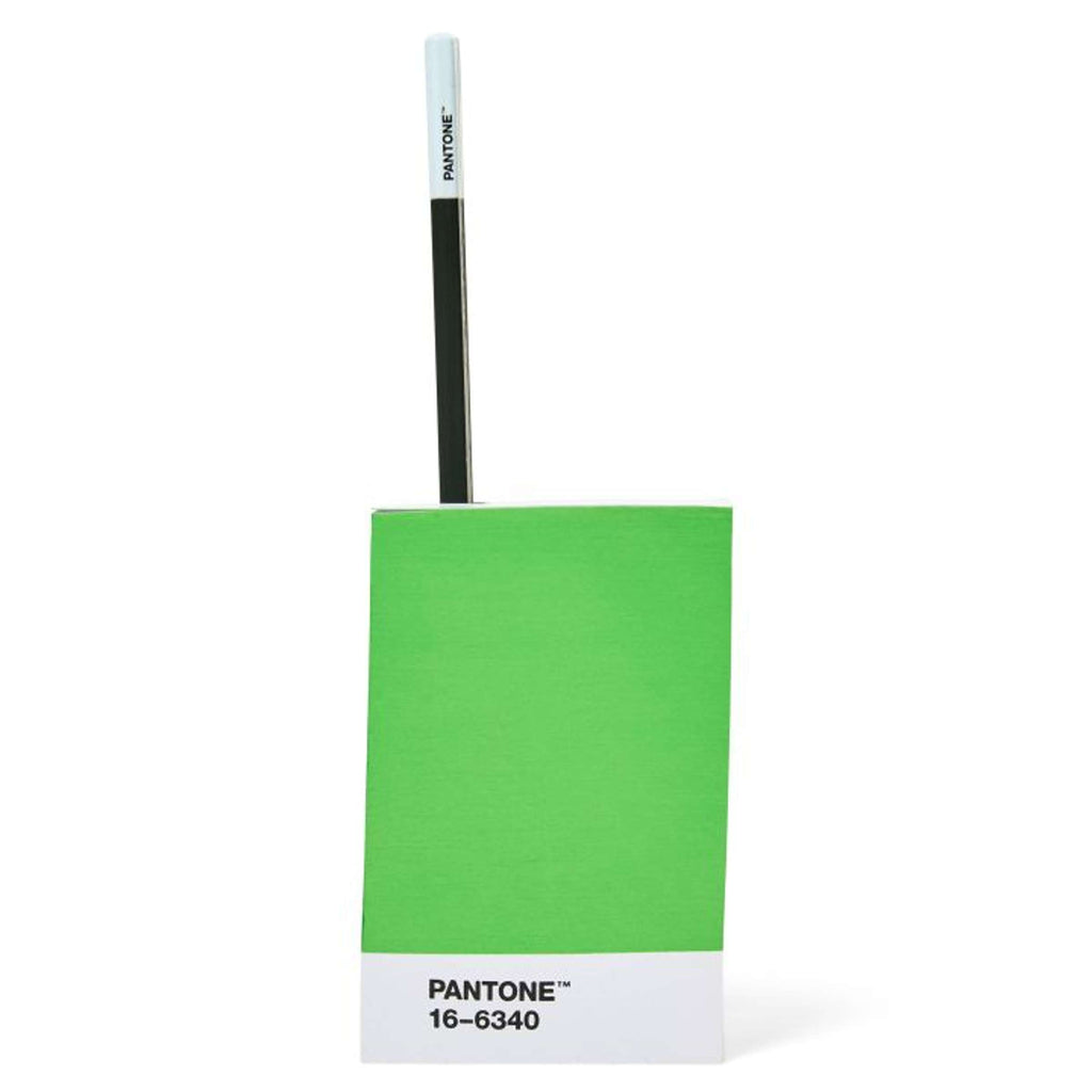 Copenhagen Design - Sticky notitieblok 'Pantone' (11cm, Green 16-6340)