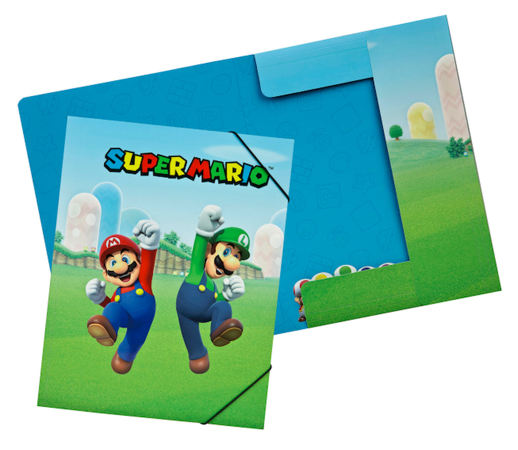 Undercover - Bewaarmap A4 'Super Mario' (met elastiek)