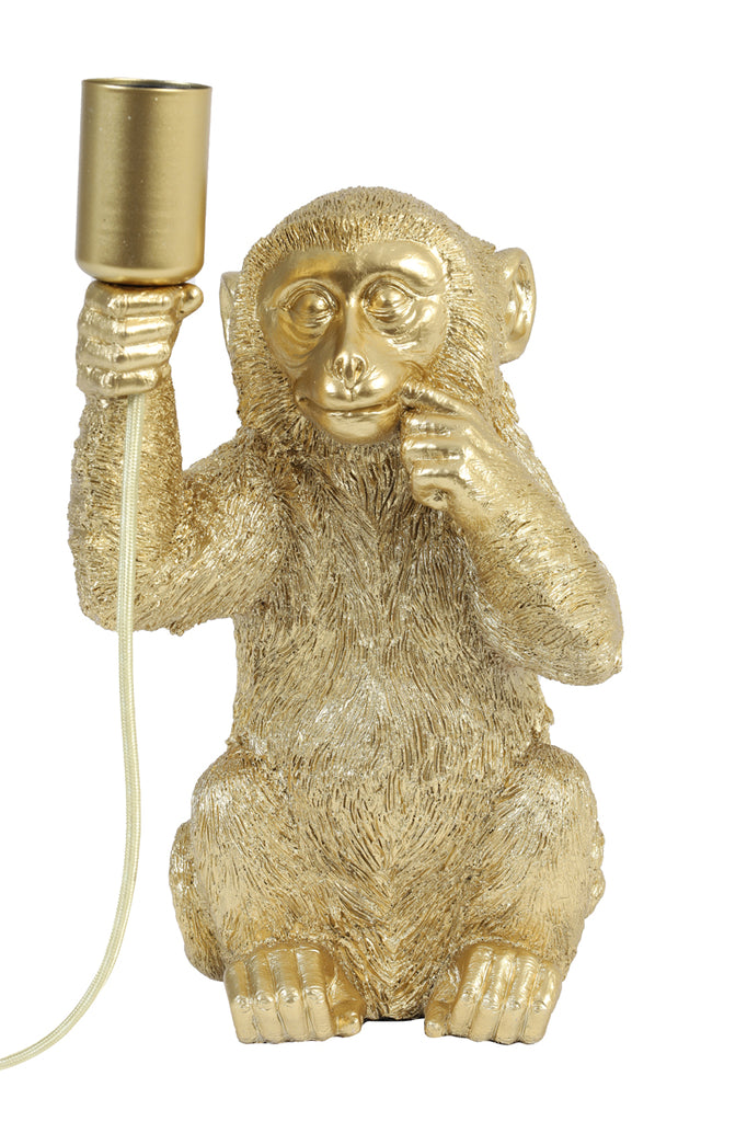 Light &amp; Living - Lampe de table 'Monkey' (Or)