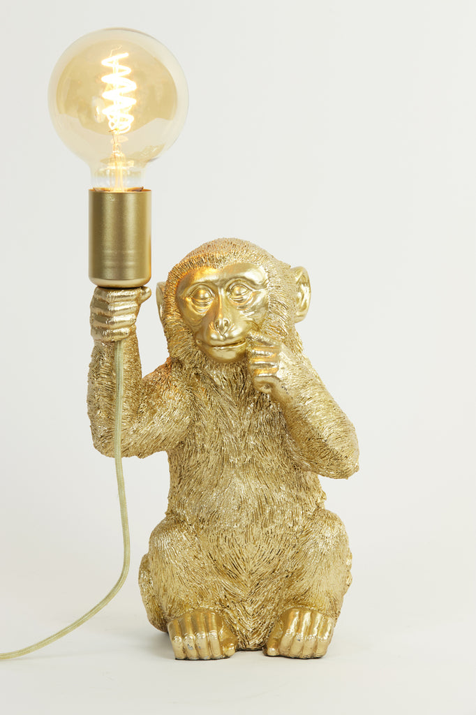 Light & Living - Tafellamp 'Monkey' (Goud)