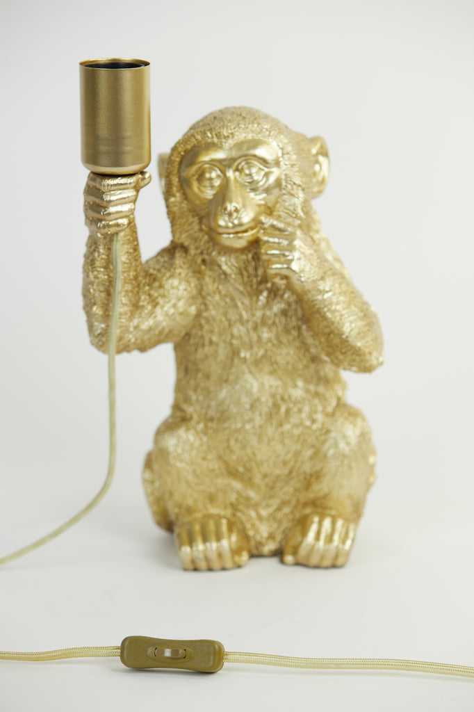 Light &amp; Living - Lampe de table 'Monkey' (Or)