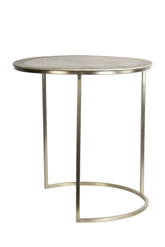 Light &amp; Living - Tables d'appoint 'Talca' (Lot de 2, Or Clair)