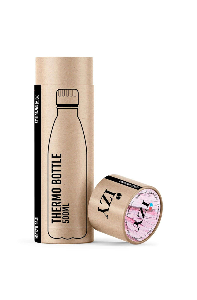 IZY Bottles - Thermosfles 'Design' (500ml, Roze)