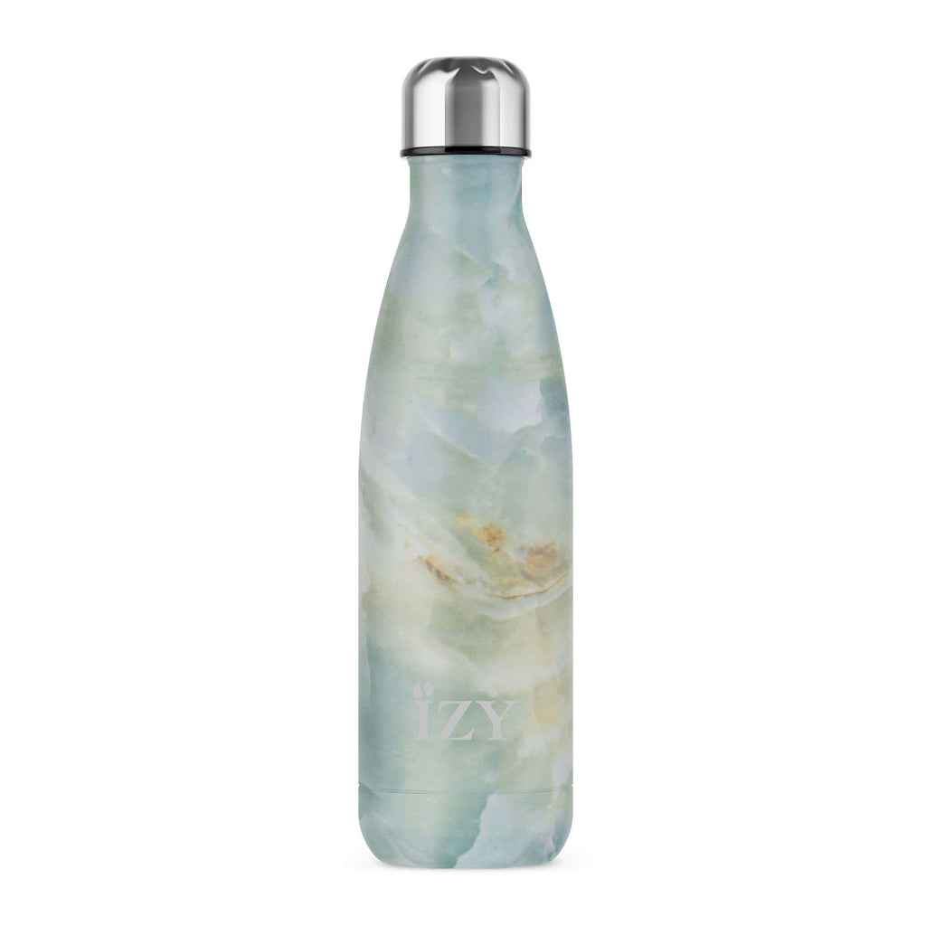 IZY Bottles - Thermosfles 'Marmer' (500ml, Groen)
