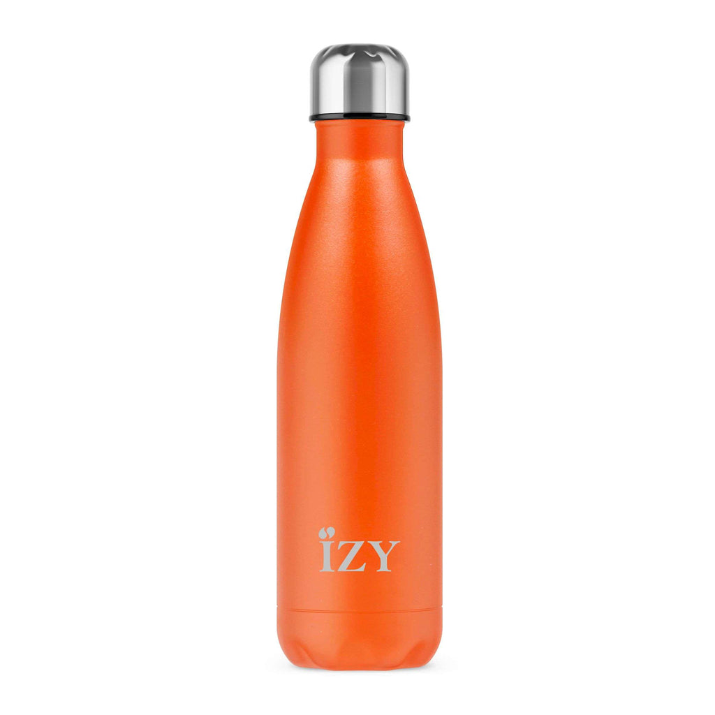 IZY Bottles - Thermosfles 'Poedercoat' (500ml, Oranje)