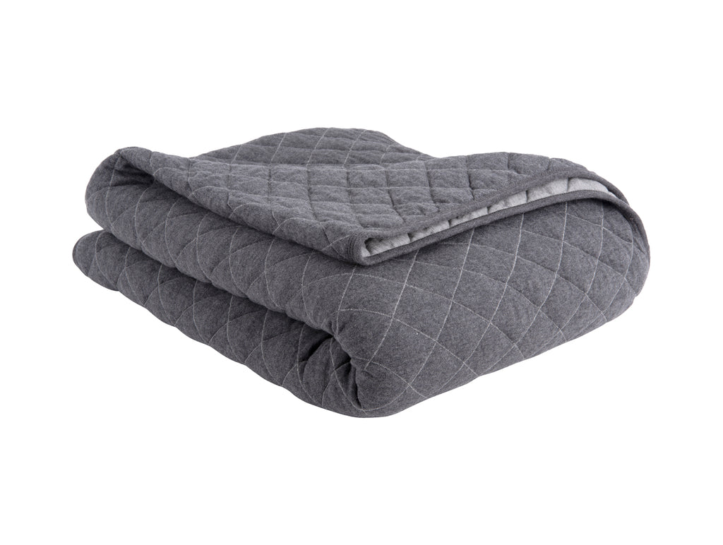 Present Time - Plaid 'Diamonds Quilted' (Grey)