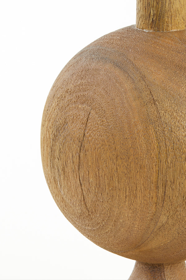 Light &amp; Living - Lampensockel 'Tomasso' (38cm hoch, Holz, Mattbraun)