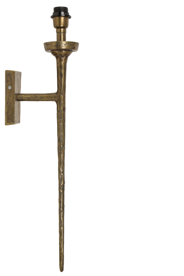 Light &amp; Living - Applique 'Torch' (Bronze Antique Brut)