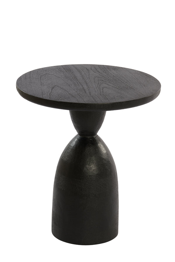 Light &amp; Living - Table d'appoint 'Torir' (Bois de manguier, Noir mat)