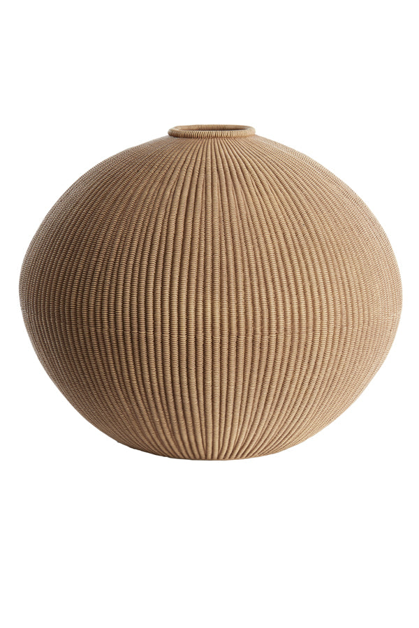 Light &amp; Living - Vase 'Valérie' (Taille XL, Marron Clair)