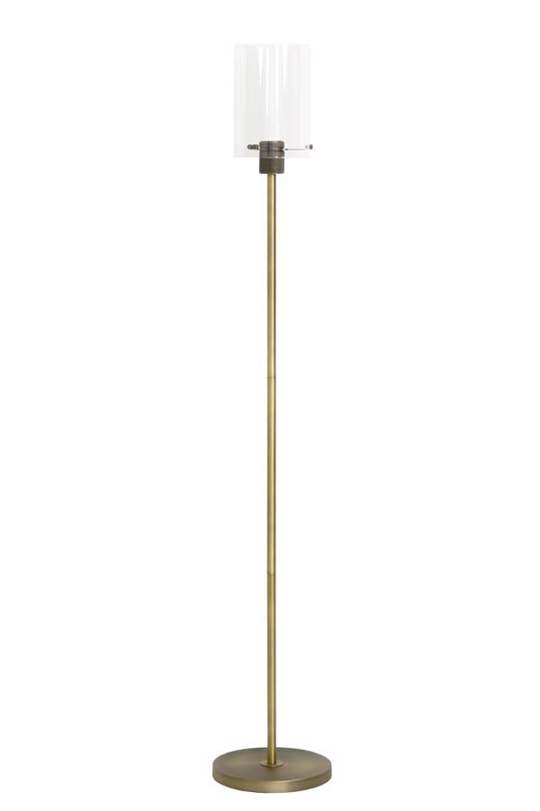 Light &amp; Living - Lampadaire 'Vancouver' (151 cm de haut, verre bronze antique)