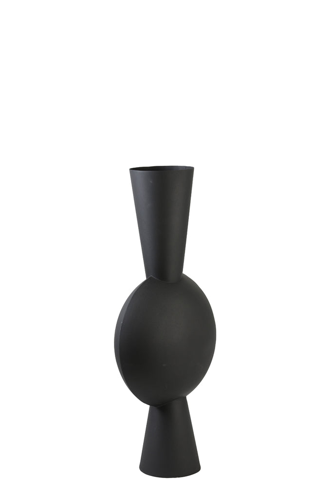 Light &amp; Living - Vase 'Kavandu' (81 cm de haut, Noir Mat)