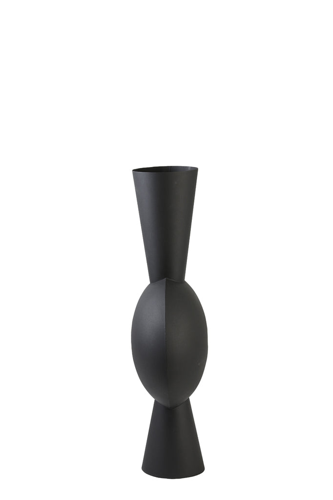 Light &amp; Living - Vase 'Kavandu' (81 cm de haut, Noir Mat)