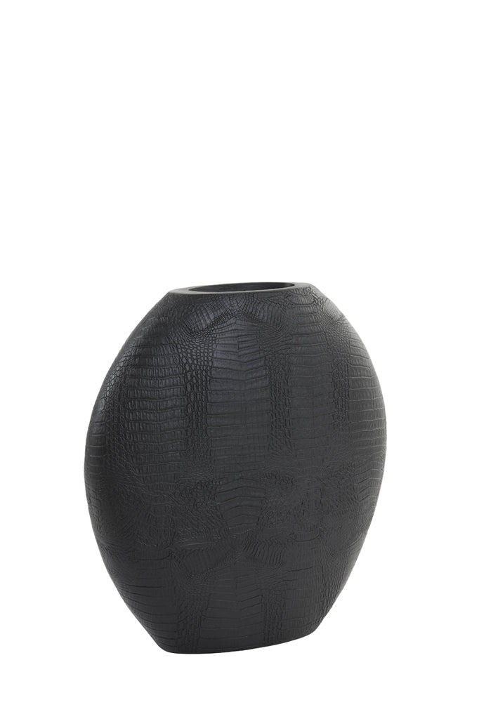 Light &amp; Living - Vase 'Skeld' (Taille L, Noir)