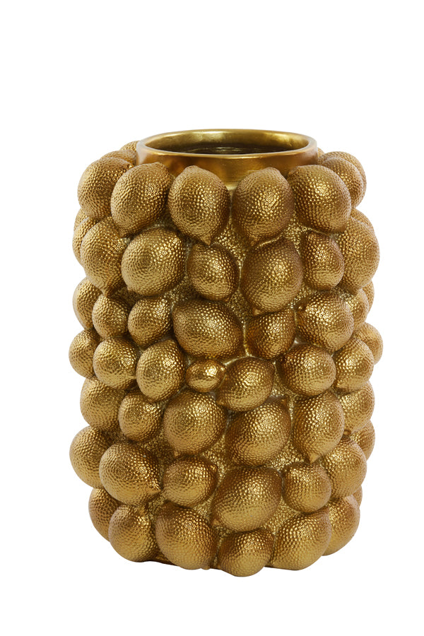 Light &amp; Living - Vase 'Lemon' (Antike Bronze)