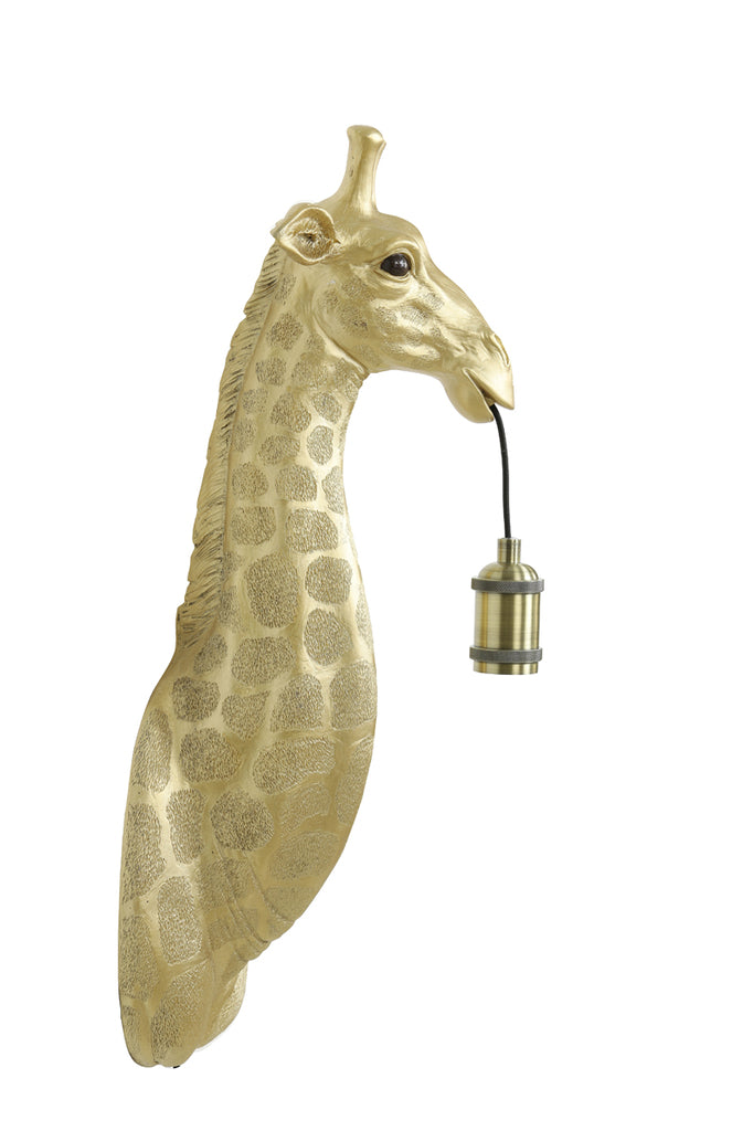 Licht &amp; Wohnen - Wandleuchte 'Giraffe' (Gold)