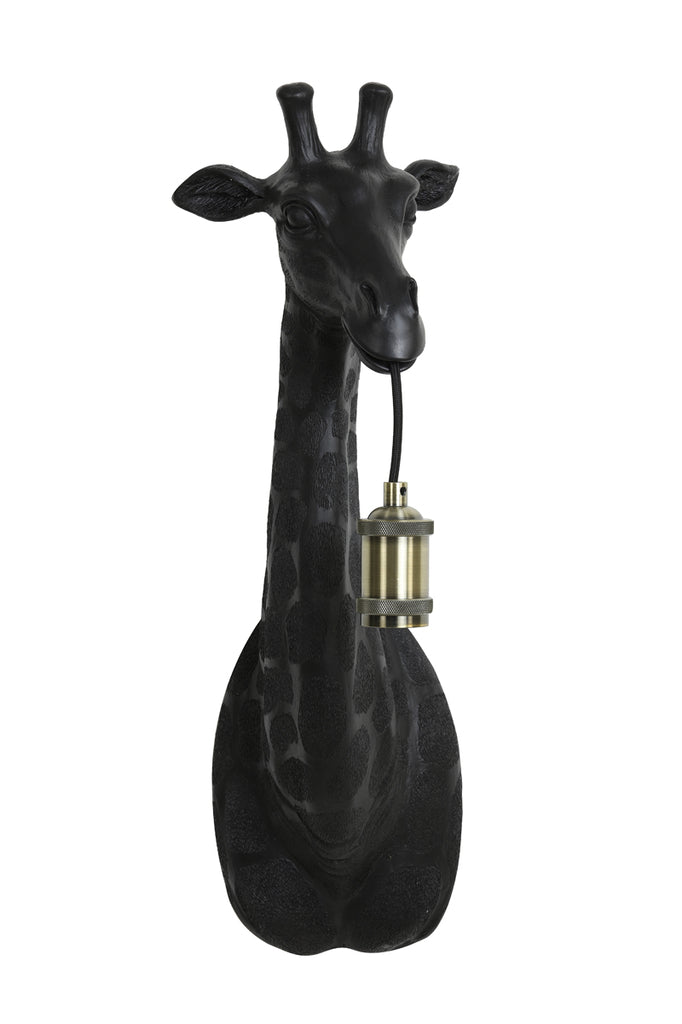 Light &amp; Living - Wandleuchte 'Giraffe' (Mattschwarz)