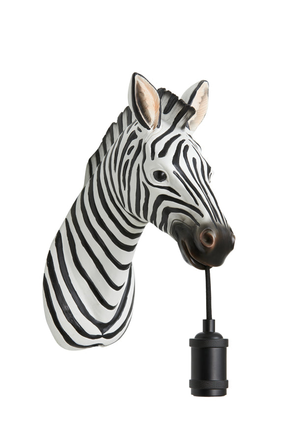 Light &amp; Living - Applique 'Zebra' (Noir &amp; Blanc)