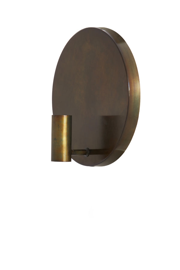 Light & Living - Wandlamp 'Disc' (30cm, Gold Grey)