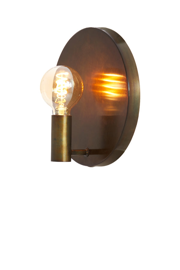 Light & Living - Wandlamp 'Disc' (30cm, Gold Grey)