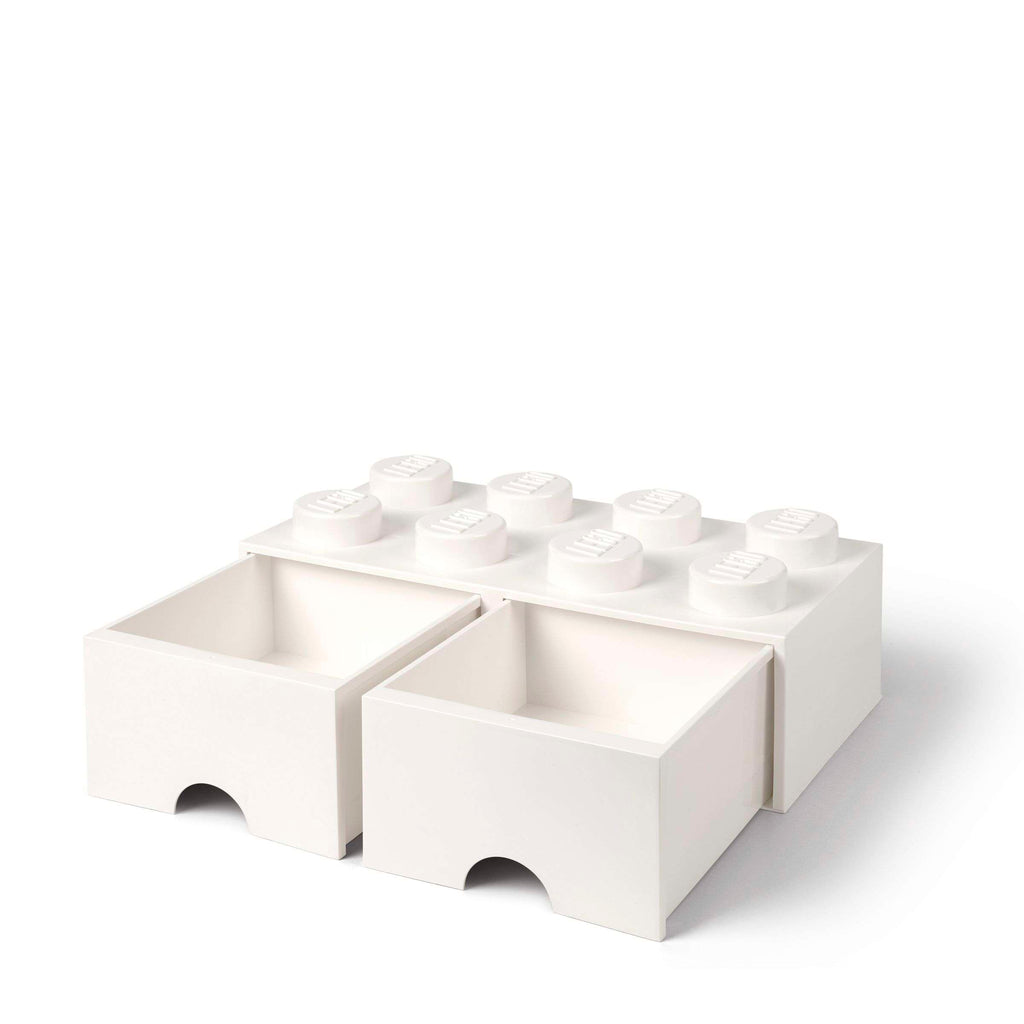 Lego - Opbergbox 'Brick 8' (Wit)