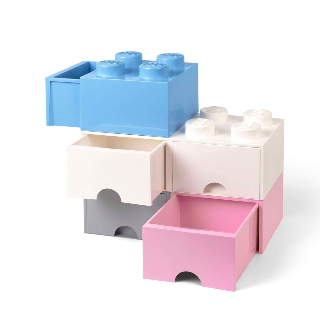 Lego - Opbergbox 'Brick 8' (Wit)