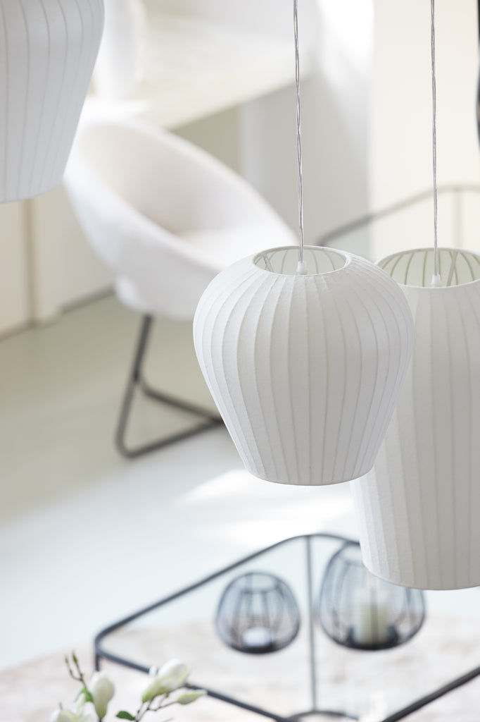 Light &amp; Living - Lampe suspendue 'Xela' (Taille S, Blanc)