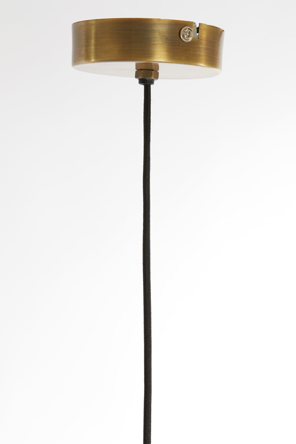 Light &amp; Living - Lampe à suspension 'Yaelle' (Taille S, Bronze Antique)