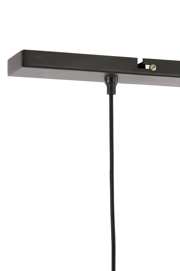 Light &amp; Living - Lampe suspendue 'Yaelle' (Taille L, 3 pièces, Noir mat)