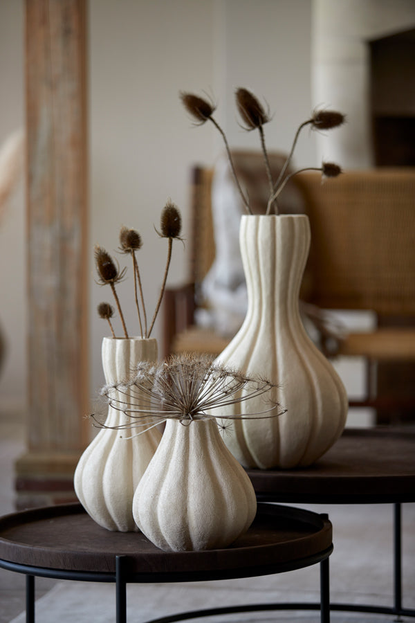 Light &amp; Living - Vase 'Zucca' (Creme)