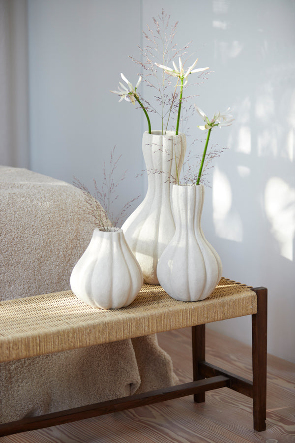 Light &amp; Living - Vase 'Zucca' (Creme)