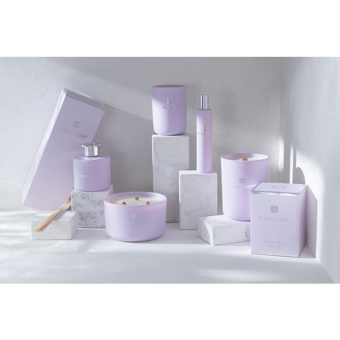 J-Line - Bougie parfumée 'Excellent' (40 heures de combustion) - Lilas (L)