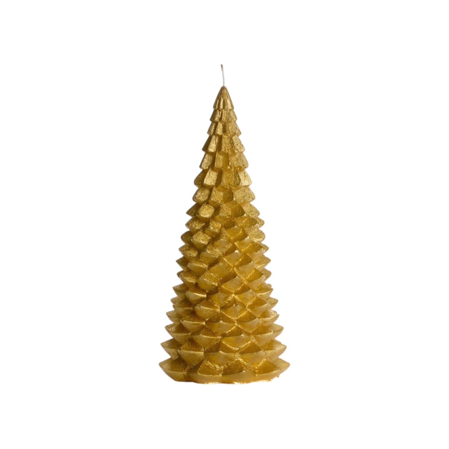 Rustik Lys - Kerstboomkaars 'Arbre' (L) - Goud