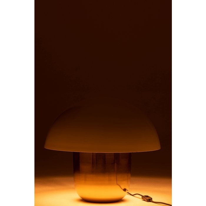 J-Line - Lamp 'Paddenstoel' (Goud, Maat L)