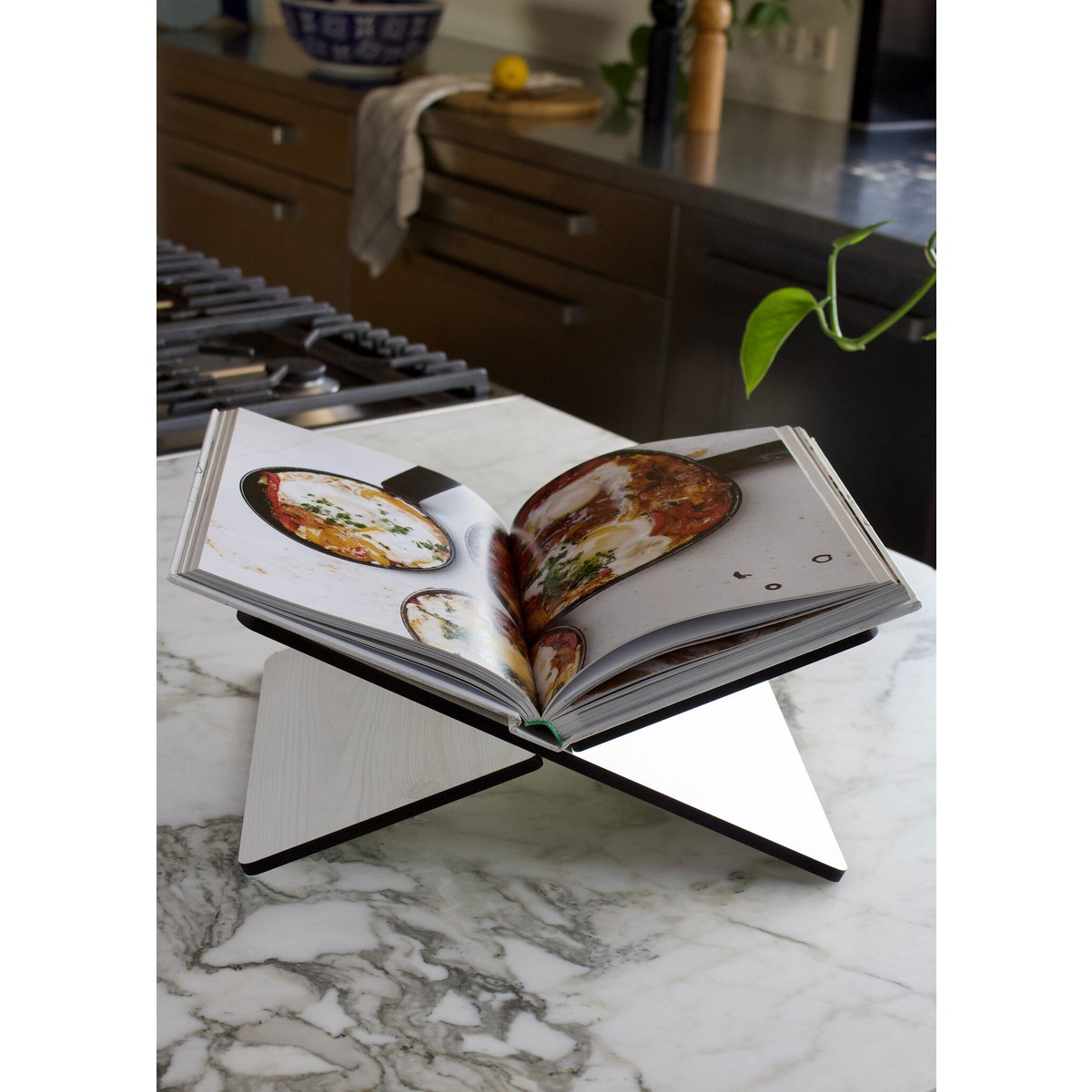 Kitchen Trend - Standaard voor kookboek 'Bodhi' (Wit)