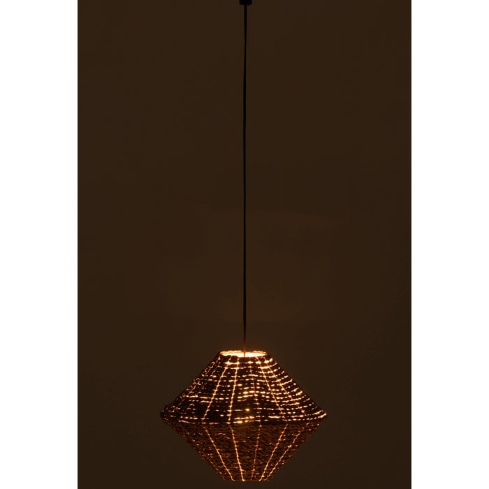 J-Line - Hanglamp 'Ufo Zeegras' (Small) - Naturel