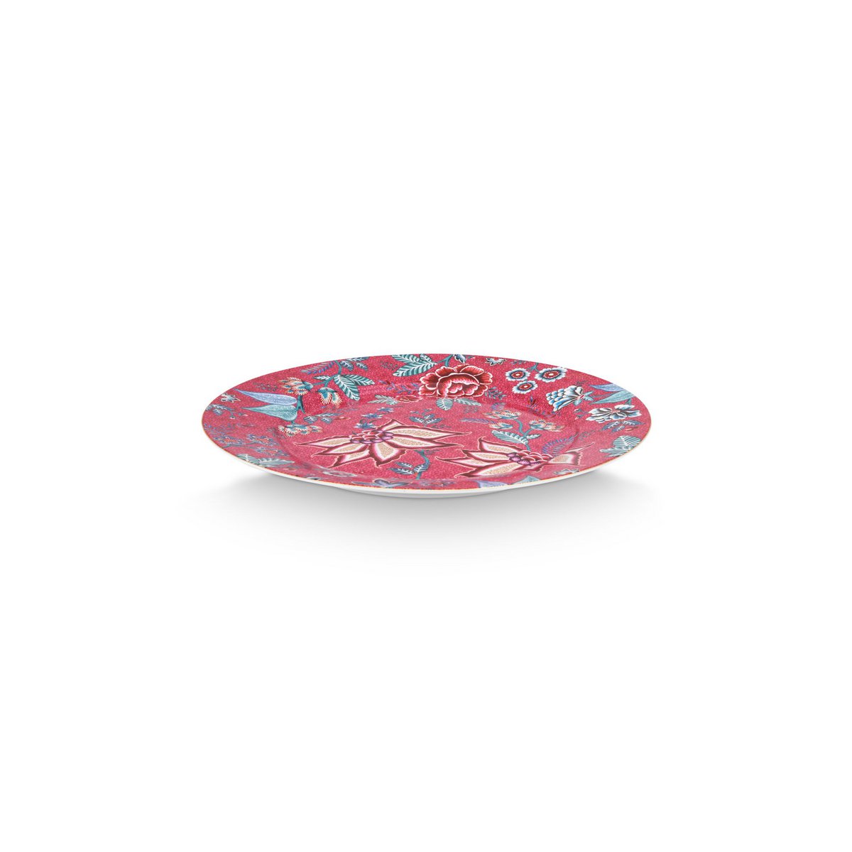 Plate Flower Festival Dark Pink 32cm