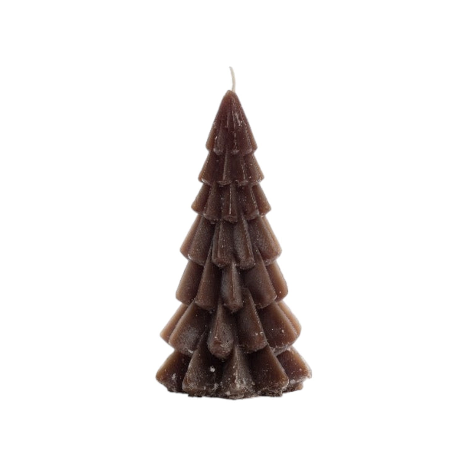 Rustik Lys - Kerstboomkaarsje 'Arbre' (S) - Coffee