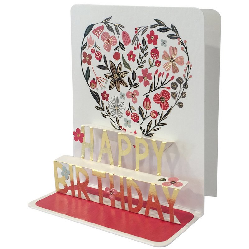 The Card Company - Wenskaart 'Happy Birthday' (3D)